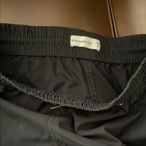 Abercrombie Kids black Elastic Shorts